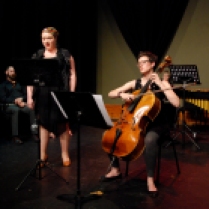 Anna-Louise Cole and Jennifer Mills performing "ad Astra" by Sally Whitwell